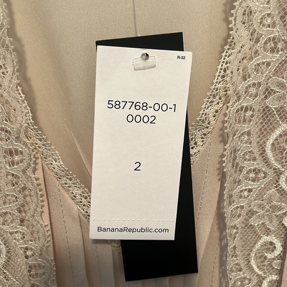 Banana Republic Cream Pleated Sundress - Picture 4 of 4